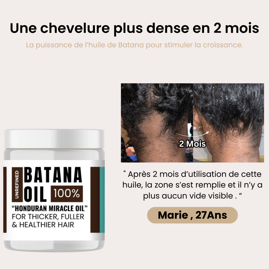 L'huile de Batana : La solution pour des cheveux forts, nourris et pleins de vitalité !